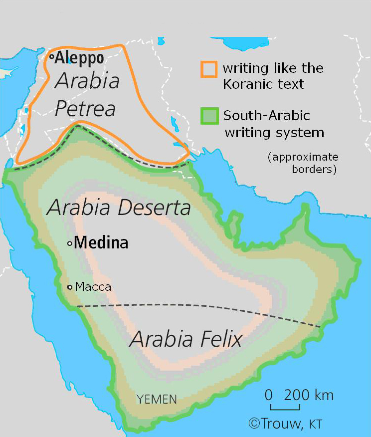 Distribution of Arabic alphabets