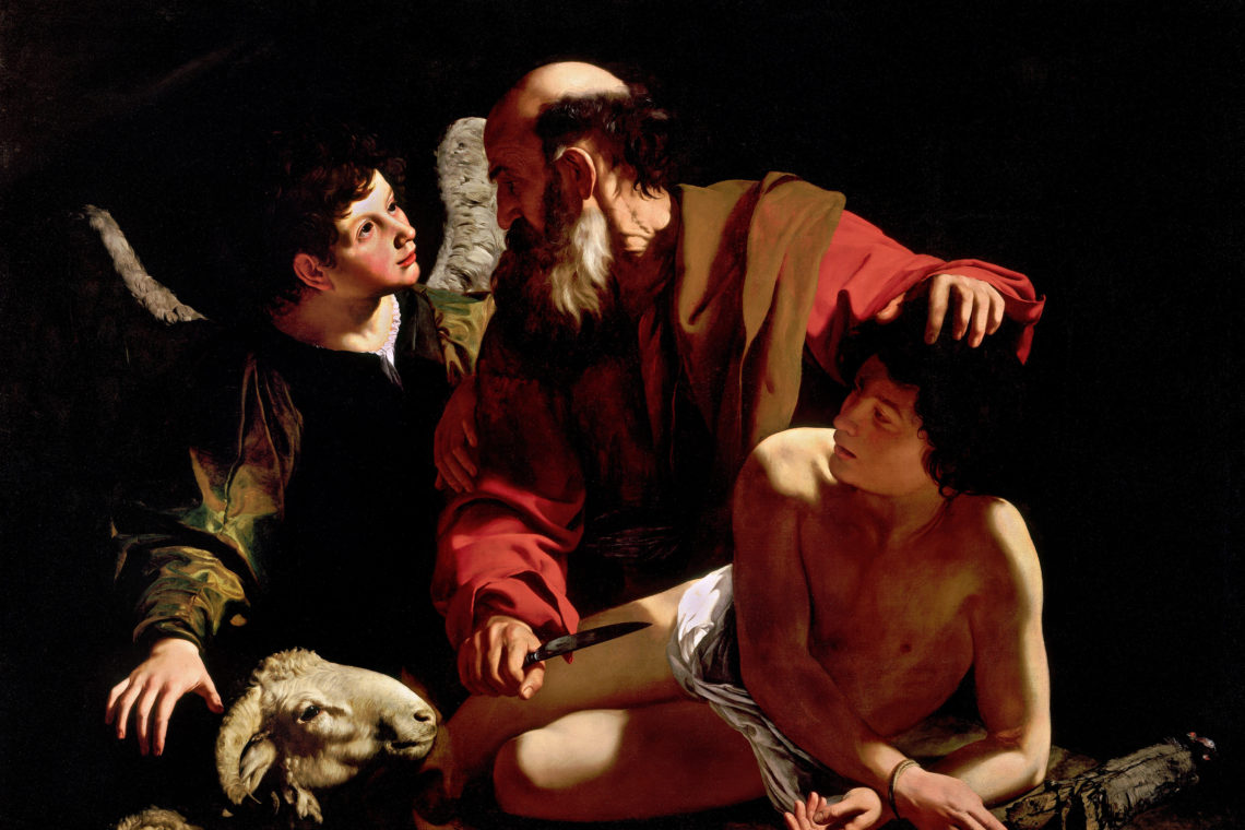 Caravaggio, "Sacrifice of Isaac" (c. 1603)