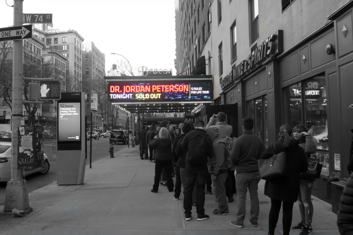 Jordan Peterson sold out at the Beacon Theater