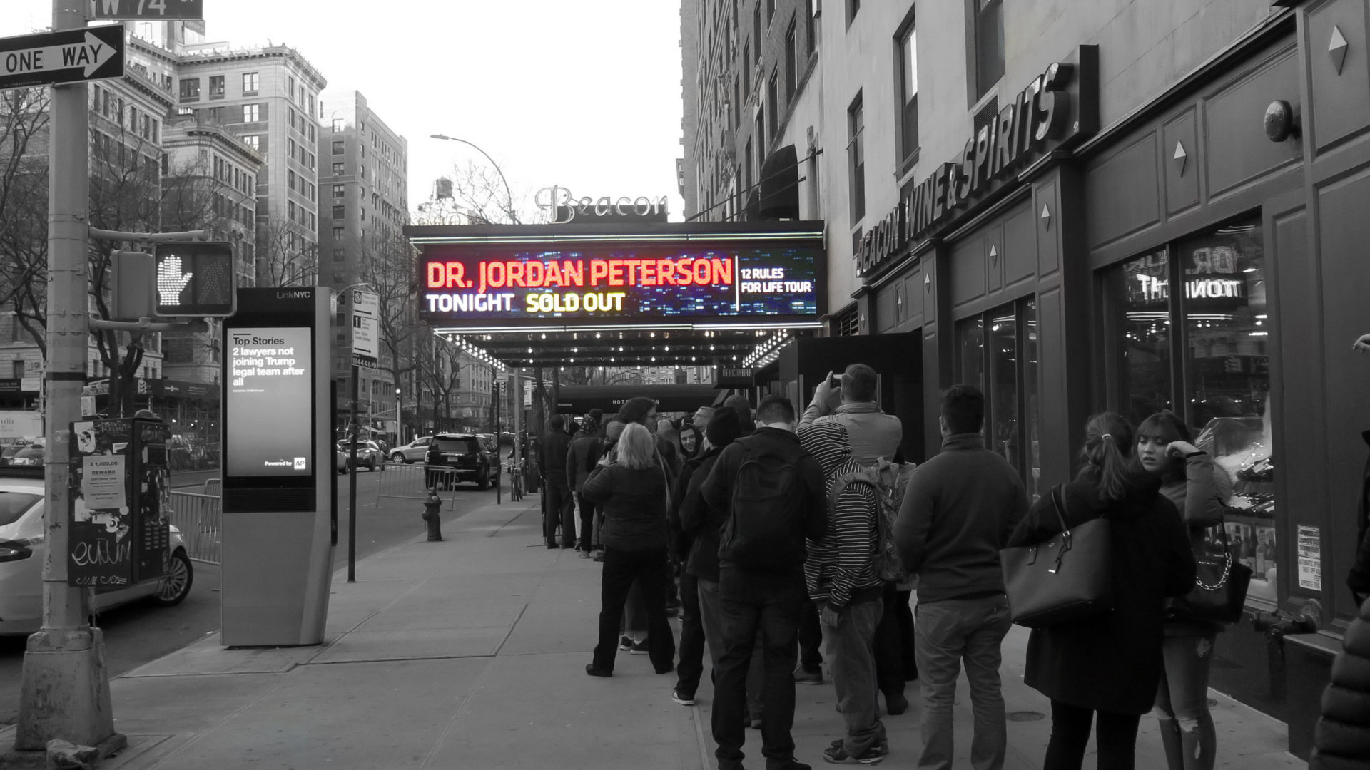 Jordan Peterson sold out at the Beacon Theater