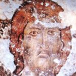 Fresco from the Vardzia monastery depicting Christ, 12th-13th centuries