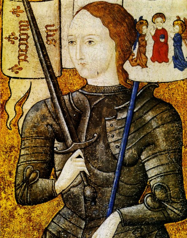 Joan of Arc - Miniature from the 15th century (detail)