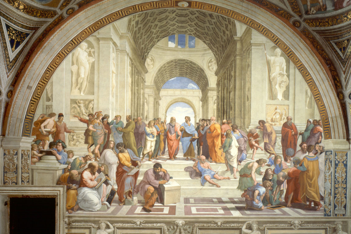 The School of Athens, Raffaello Sanzio da Urbino (1511)